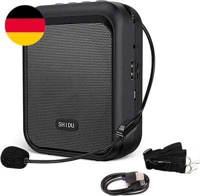 Sprachverstärker Tragbarer Wiederaufladbarer Bluetooth-Lautsprecher Mit Kabelgeb - Bild 1 von 4