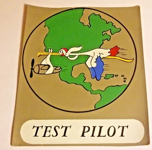 WWII, U.S. NAVAL TRANSPORT AIR FERRY COMMAND VRF-1 SQUADRON INSIGNIA TEST PILOT - Picture 1 of 5