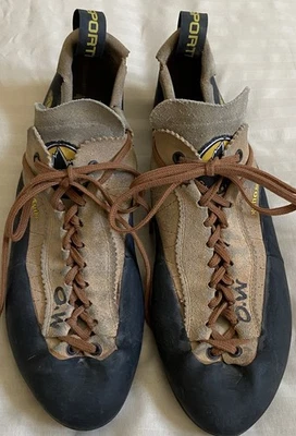 La Sportiva Mythos Tan Leather Climbing Shoes - Men's Size 13/13 1/2 - Image 1 of 4