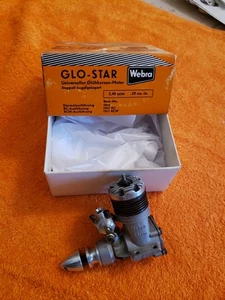 Webra Engine - Webra Glo-Star 20 Cuin Or 3.4 ccm RC Motor - New! Part 1016 RC - Picture 1 of 18