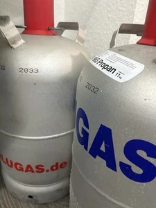 2x 11kg Alu-gasflaschen mit Propan Befüllt (Voll) Nur Bar und Abholung - Bild 1 von 2