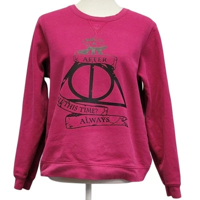 Sudadera grande estampada a mano reciclada para mujer Harry Potter después de todo este tiempo Foto 1 de 4