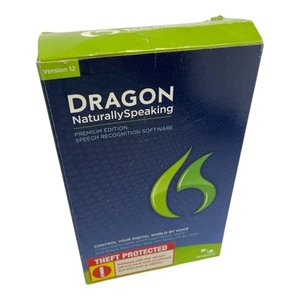 Dragon Naturally Speaking Version 12 Premium Edition Open Box Wired Headset - Picture 1 of 6