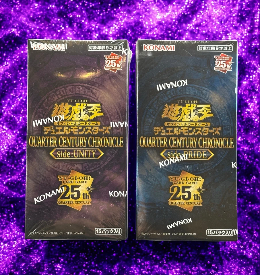 Yu-Gi-Oh Duel Monsters QUARTER CENTURY CHRONICLE side:PRIDE UNITY 2Box JP - Image 1 of 4