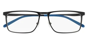 Montblanc MB0106O Eyeglasses Men Black Rectangle 55mm New 100% Authentic - Picture 1 of 6