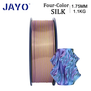 JAYO 1.1KG PLA+ SILK Quad-Color Blue/Purple/Red/Gold 3D Printer Filament 1.75mm - Afbeelding 1 van 8