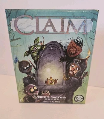 Claim Card Game Deep Water Games by Scott Almes  Complete Preowned  - Image 1 of 4