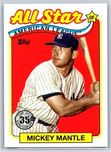 2024 Topps Mickey Mantle #89ASB-48 1989 Topps Béisbol 35º All-Stars Yankees de Nueva York - Imagen 1 de 2