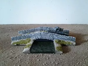 1x15mm Canal Bridge (Dirt Road) (Grey Walling) - Picture 1 of 4