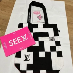 Louis Vuitton SEE LV Tote Bag Sticker Promo Tokyo 2022 Exhibition Limited Exclus - Picture 1 of 6