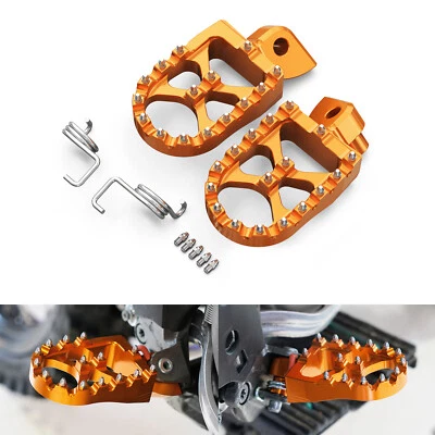 NICECNC estriberas anchas reposapiés para KTM 250 350 450 EXC EXC-F SX-F 1998-2015 Foto 1 de 4