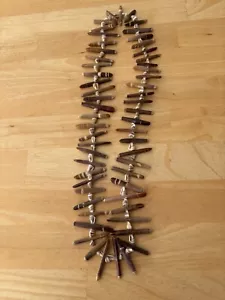 Vintage 1.5-2” Sea Urchin Spine Shell Necklace 34 inch - Picture 1 of 5