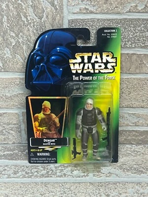 Star Wars Kenner Poder de la Fuerza Dengar Cazarrecompensas Tarjeta Verde 3.75" NUEVO Foto 1 de 4