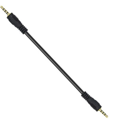 2.5mm to 2.5mm 4Pole Male to Male TRRS Stereo Headset Audio Aux Cable - Image 1 of 3