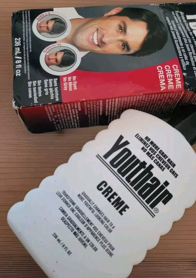 Original Formula!  8oz CREME YOUTHAIR  For Men No More Gray Hair Youth hair  - Image 1 of 3