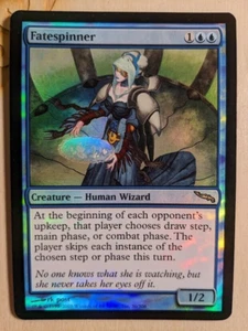 MTG - Fatespinner - Mirrodin - Foil - Blue - Rare - Near Mint - Gorgeous - Picture 1 of 2