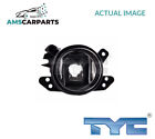Driving Fog Light Lamp Left 19-0422-01-9 Tyc New Oe Replacement
