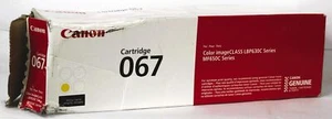Canon 067 Laser Cartridge Color Yellow - Picture 1 of 2