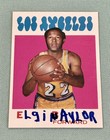Elgin Baylor 1971 Topps Archive Printing Proof 1/1 Signed Autograph AUTO BAS BGS