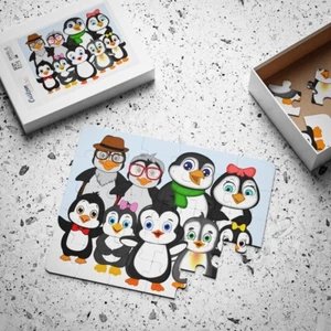 Kinderpuzzle, 30-teilig - Leigha Marina Pinguin Familie - Bild 1 von 5