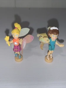 Polly Pocket 2001 Fairy Flying School Mattel Dolls Set Figures Bluebird - Picture 1 of 6