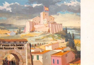 6058) ROCCA DI VERUCCHIO (RIMINI) QUI IL 1° PLENUM DELLA SOCIETA' DEL PASSATORE. - Imagen 1 de 2