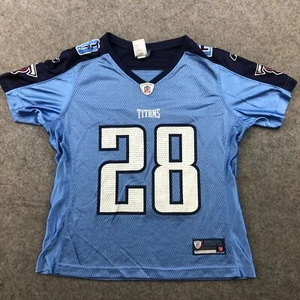 Tennessee Titans Jersey Womens Small Chris Johnson #28 Reebok On Field Y2K - Picture 1 of 13