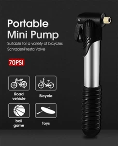New Portable Mini Bicycle Pump Cycling Hand Air Pump - Picture 1 of 12