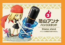 RE-MENT SHAMAN KING DesQ Desktop Shaman Mini Figure Anna Kyoyama Stamp Stand NEW