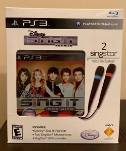 Disney Sing It Pop Hits Game 2 Singstar Mics Included PS3 New Fast Ship - Picture 1 of 2