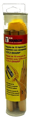 Carpenter's Pencils & Sharpener, 10-Pk. - Image 1 of 1