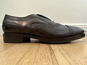 Allen Edmonds Strand 10E Shell Cordovan Brown/Cappucino F2 - Picture 1 of 19