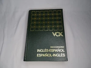 Diccionario Ingles-Espanol by Vox (1979, VINTAGE Hardcover) Great Condition - Picture 1 of 4