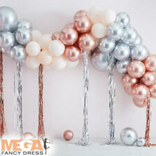 Ginger Ray Mixed Metallics Balloon Arch With Streamers Party Wedding Decor Kit