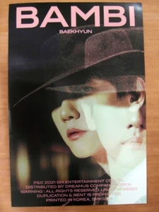 BAEKHYUN (EXO) - Bambi  (Ver. B) [OFFICIAL] POSTER *NEW* K-POP - Picture 1 of 2