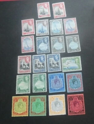BERMUDA 1938 SET 22 TO £1 MINT INCL BETTER SG110/115, H. VALS PERF 14 CAT £550+ - Image 1 of 4