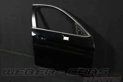 BMW X6 F16 door window front right front black plain (668) front right door - Image 1 of 4