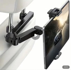 Car Tablet Holder, Headrest Tablet Mount, Headrest Stand Cradle - Picture 1 of 14