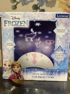 Lexibook Disney Frozen Anna Elsa Projector Radio Night Light Snooze Alarm - Picture 1 of 4