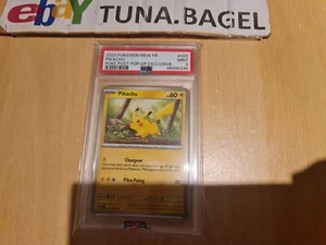 PSA 9 Pokémon Pikachu French Poke Post Pop-Up Exclusive Together Promo 151 S&V - Picture 1 of 8