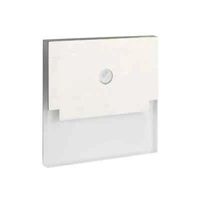 segnapasso led sabik scala 0,80 watt 12 volt bianco caldo alluminio sensore di - Immagine 1 di 2