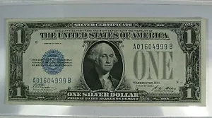 AU 1928-A "FUNNY BACK" Silver Certificate. A/B Block - Picture 1 of 12