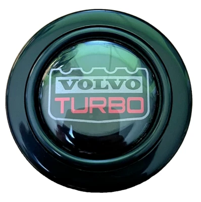 VOLVO TURBO LOGO Horn Button for SPARCO OMP NARDI steering wheel - Image 1 of 4