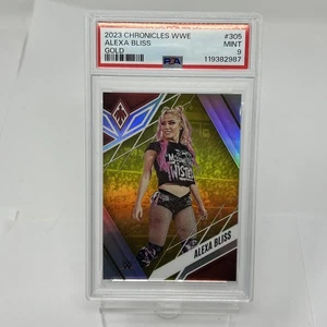 2023 Panini Chronicles Phoenix Alexa Bliss Gold 07/10 HS91 PSA 9 POP 1 - Picture 1 of 2