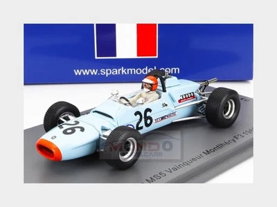 1:43 SPARK Matra Simca F3 Ms5 #26 Winner Montlhery Gp 1968 J.P.Jabouille SF288 - Immagine 1 di 2