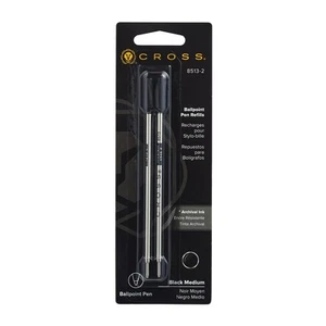 Ballpoint Refill, Medium Black, 2 per card, (8513-2) - Picture 1 of 4