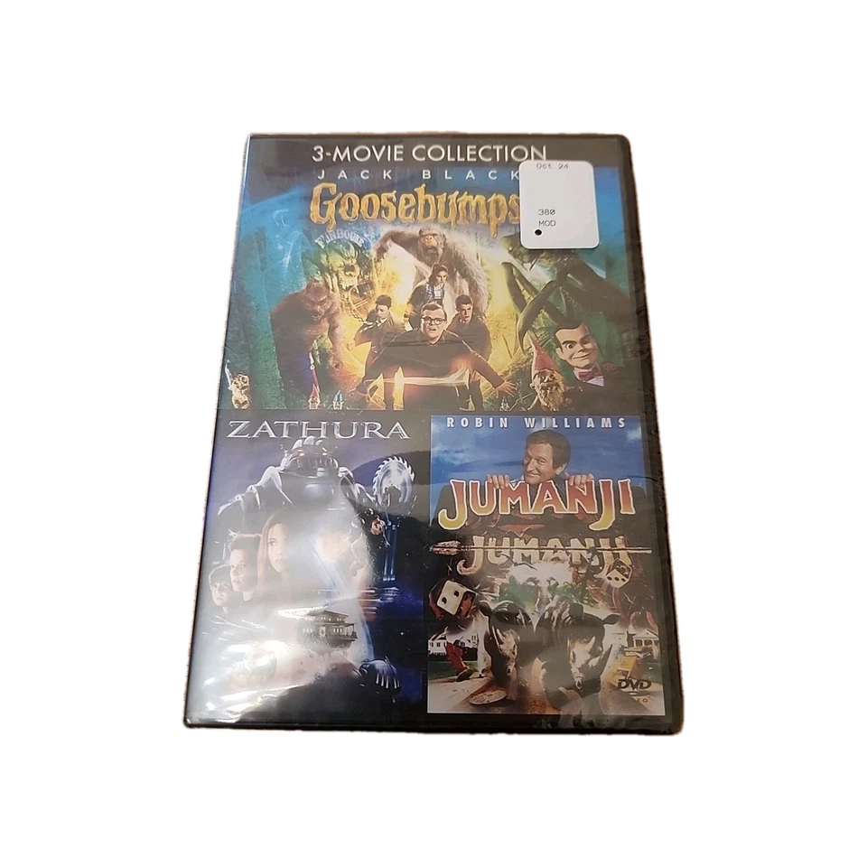 BRAND NEW - Goosebumps, Zathura, Jumanji (3 Movie Collection) DVD - SEALED - Image 1 of 1