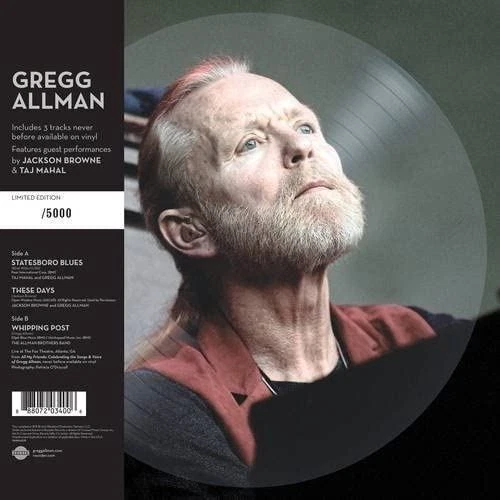 LIVE 10" PICTURE DISC [VINYL] GREGG ALLMAN NEW VINYL - Image 1 of 1