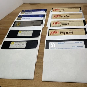 Lot Of 10 Mini Flopy Disks 5.25 - Picture 1 of 5