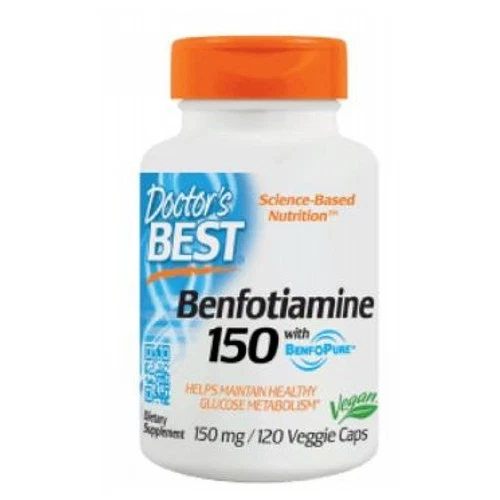 Benfotiamine 150 con Benfopure 120 cápsulas vegetales 150 mg Foto 1 de 1